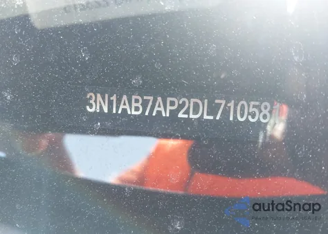 2013 Nissan Sentra Sr z USA, uszkodzony, nr VIN 3N1AB7AP2DL710581